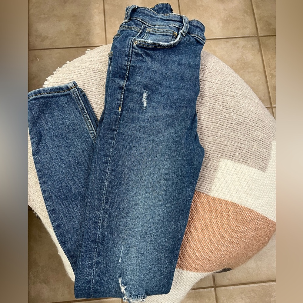 ZARA high rise skinny jean
